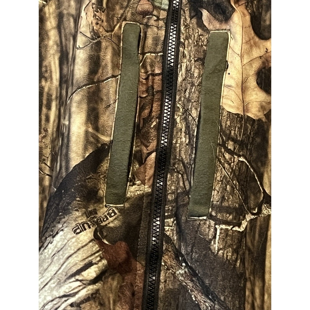 Yukon Gear Mens M Mossy Oak Break-Up Infinity Camo Hooded Jacket Green - Picture 3 of 12